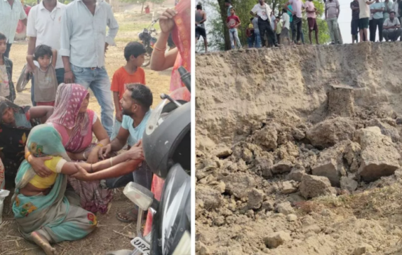 Tragic Incident in Kaushambi, UP: Mud Hill Collapse Kills 5 People